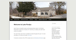 Desktop Screenshot of lakepurdys.com
